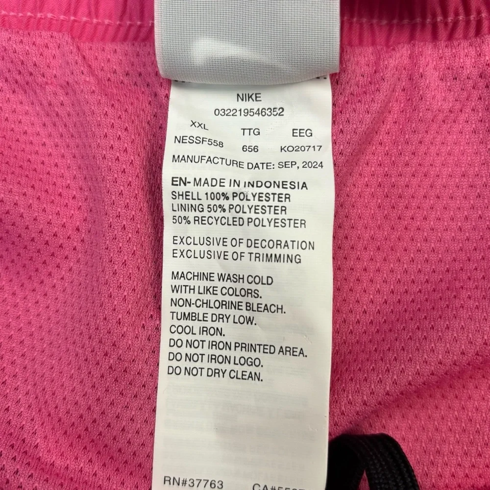 Nike Swim Trunks XXL Mens Pink Fireberry Volley Shorts 5